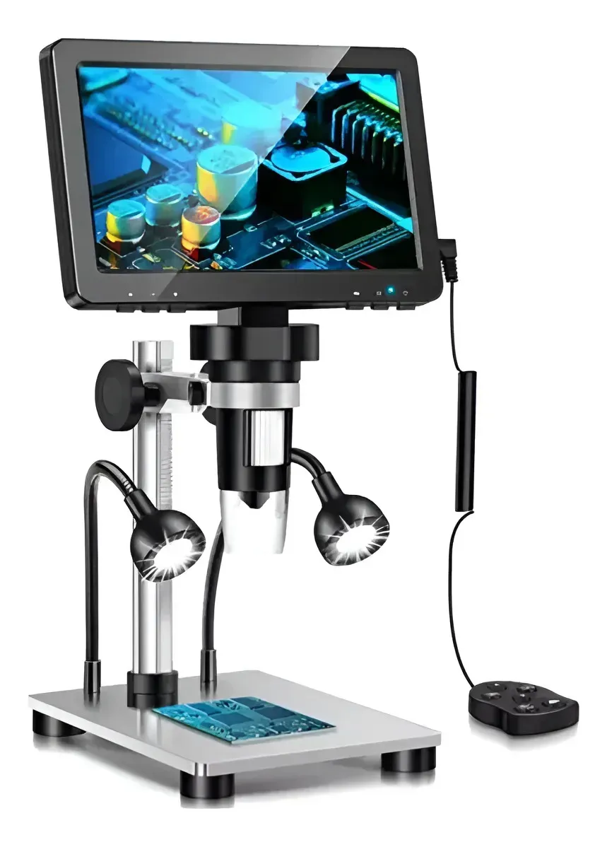 ASAWAKA LE-2071 — Microscópio digital com tela de 7″
